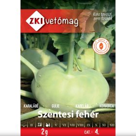 ZKI vetőmag 4.kategória, Szentesi fehér karalábé, 2g