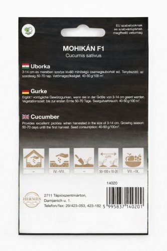 Hermes vetőmag,  Mohikán F1 uborka