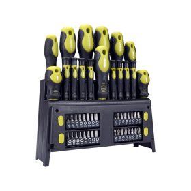   Extol  csavarhúzó klt. 49 db, CrV, mágneses, 4db lapos + 4 db PH + 8 db órás csavarhúzó + BIT-ek, műa. tartóállvány, bliszteren