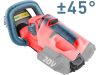 Extol akkus sövényvágó gép, Share20V, 20V, Li-ion, 474mm, 1db 2000 mAh Li-ion akku, 1db töltő