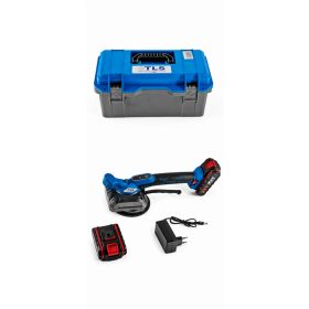   TLS Digitális Akkumulátoros Lapvibrátor (21V, 130mm, kofferrel)