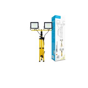   Modee LED Reflektor Munkalámpa állvánnyal 2x50W 120° 4000K (10000 lumen) ERP