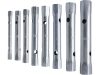 Extol csőkulcs klt., 10db (8 csőkulcs+2 hajtóvas), CrV., 6-22mm (6×7;8×9;10×11;12×13;14×15; 16×17;18×19;20×22)