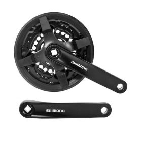  Shimano FC-TY301 Négyszögtengelyes Kerékpár Hajtómű (24/34/42T, 170 mm, Fekete)